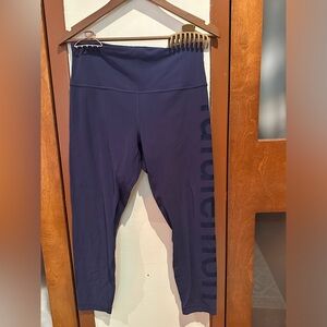 Lululemon size 12 blue leggings